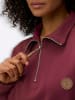 sheego Sweatshirt in bordeaux
