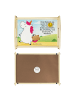 Mr. & Mrs. Panda betttablett Einhorn Koffer Design mit Spruch in Weiß