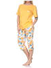 NORMANN Schlafanzug kurzarm Pyjama 125 204 90 552 in orange