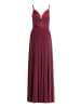 Vera Mont Abendkleid mit Lurexfaden in Red/Silver