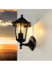 Licht-Erlebnisse Außen Wandlampe (B)17 x (H)36 cm in SchwarzSchwarz