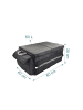 relaxdays Kofferraum Organizer in Schwarz - (B)60 x (H)30 x (T)40 cm