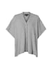 Mart Visser Ayla Lurex Poncho Grau / Silber