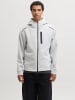 Jack & Jones Kapuzenpullover in Light Grey Melange