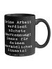 Mr. & Mrs. Panda Kaffeebecher Spruch Danke Pflegekraft mit Spruch in Schwarz