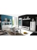 Furn.Design Kommode weiß Hochglanz 60 x 126 cm, Midischrank, modernes Design