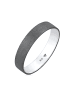 KUZZOI Ring 925 Sterling Silber in Schwarz