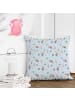 Mr. & Mrs. Panda 40x40 Kissen Otter Muschel ohne Spruch in Blau