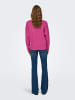 ONLY Feinstrick Pullover ONLRICA LIFE Longsleeve V-Ausschnitt in Rosa-2