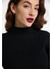 faina Damen Strickpullover in schwarz