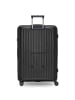 Pactastic Collection 01 4-Rollen Trolley 75 cm mit Dehnfalte in black-metallic