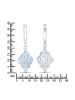 Rafaela Donata Ohrringe Sterling Silber Blautopas in silber