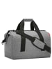 Reisenthel travelling allrounder L - Reisetasche 48 cm (summerstripes black) in twist silver