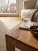 KADIMA DESIGN Tisch Sheeshamholz | Handgefertigt, 45x40x45cm, 50kg Belastbar in Braun