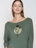 GreenBomb Longsleeve Nature Allium in Moos Grey