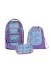 Satch Schulrucksack-Set PACK 80s Dance 3-teilig in Lila