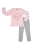 United Labels Peppa Wutz Schlafanzug - My favourite things in grau/rosa