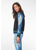MADELEINE Fitness-Jacke in schwarz / multicolor