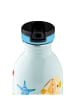 24Bottles Edelstahl Trinkflasche Kids Bottle, "Sea Friends" 0,25 l in Blau