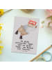 Mr. & Mrs. Panda Postkarte Bär Tauchen mit Spruch in Grau Pastell