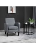 HOMCOM Einzelsessel in Hellgrau 66L x 72B x 74H cm