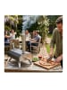 relaxdays Pizzaofen in Schwarz/ Silber - (B)36 x (H)72 x (T)68 cn
