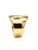 Luxenter ring with 18-K yellow gold finish - Alphabet