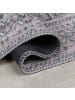 KADIMA DESIGN Teppich Flachgewebe Pflegeleicht HURST Orientalisch Wohnzimmer in Grau-Rosa