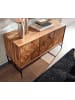 KADIMA DESIGN Massivholz Sideboard Sheesham, 123x70x45 cm, Industrial