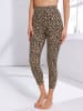 Sieh an! 7/8-Leggings in beige-bedruckt