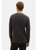 Tom Tailor Pullover 'Basic' in schwarz meliert