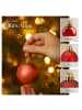 tectake Weihnachtskugeln  Durchmesser 3, 4 und 6 cm, rot