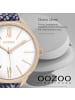 Oozoo Analog-Armbanduhr Oozoo Timepieces blau groß (ca. 45mm)