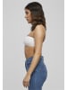 Urban Classics Bandeau Bras in white