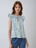 Noa Noa Hemd AnnieNN in Print Blue/White