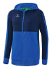 erima Damen Six Wings Trainingsjacke mit Kapuze in new royal/new navy