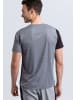 erima 5-C T-Shirt in schwarz/grau melange/weiss