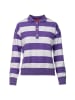 Salzhaut Sweatshirt HJORDIS in Purple-White
