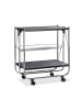Servierwagen in Schwarz - (B)68 x (H)68,5 x (T)40,5 cm