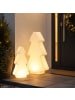 SATISFIRE LED Weihnachtsbaum outdoor Tannenbaum 65cm warmweiß Leuchtbaum