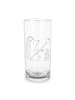 Mr. & Mrs. Panda Wasserglas Igel Grillen ohne Spruch in Transparent