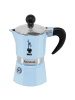 Bialetti Kaffeemaschine Rainbow in Silber