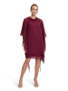 Vera Mont Chiffonstola mit Volant in Deep Wine