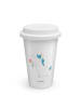 Mr. & Mrs. Panda Tumbler Einhorn Blume ohne Spruch in Weiß