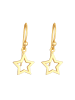 Elli Ohrringe 925 Sterling Silber Sterne, Astro, Stern in Gold