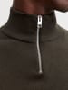 Jack & Jones Strickjacke mit Viertelreißverschluss in Rosin 1