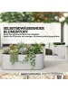 Outsunny Blumentopf Set in Hellgrau 42L x 16B x 15H cm