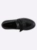 Heine Slipper in schwarz