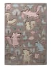 Sigikid Teppich "Forest" in Taupe/Pastellblau/Pastellgrün/Pastellrosa