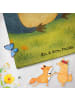Mr. & Mrs. Panda Badehandtuch Pinguin Buch Design mit Spruch in Weiß